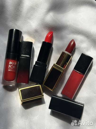 Помады миниатюры Chanel, Tom Ford, mufe, Givenchy