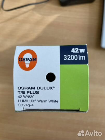 Лампа энергосберегающая osram GX24q-4 42W