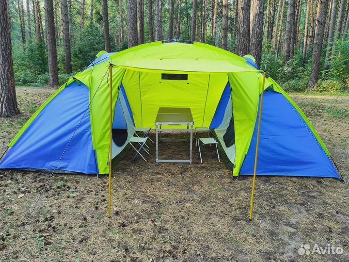 Палатка 2х комнатная 4 места