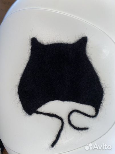 Шапка чепчик с ушками