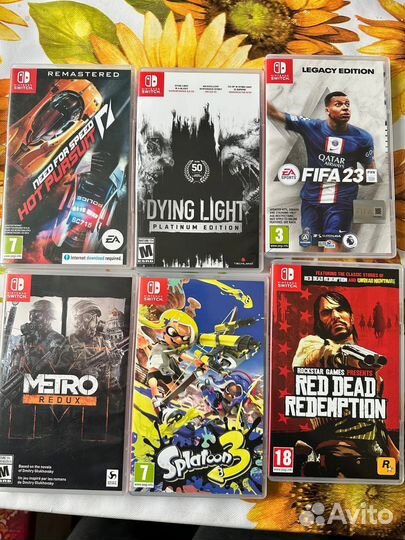 Игры для Nintendo Switch картриджи