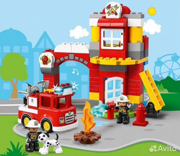 Lego duplo пожарная станция