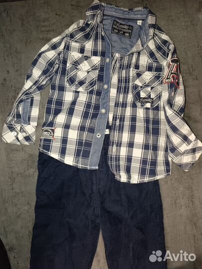 Костюм рубашка и брюки