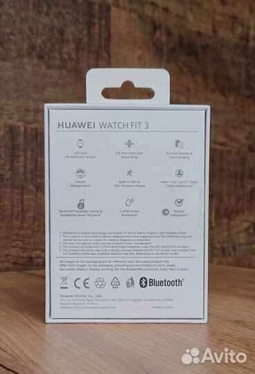 Часы Huawei watch fit 3