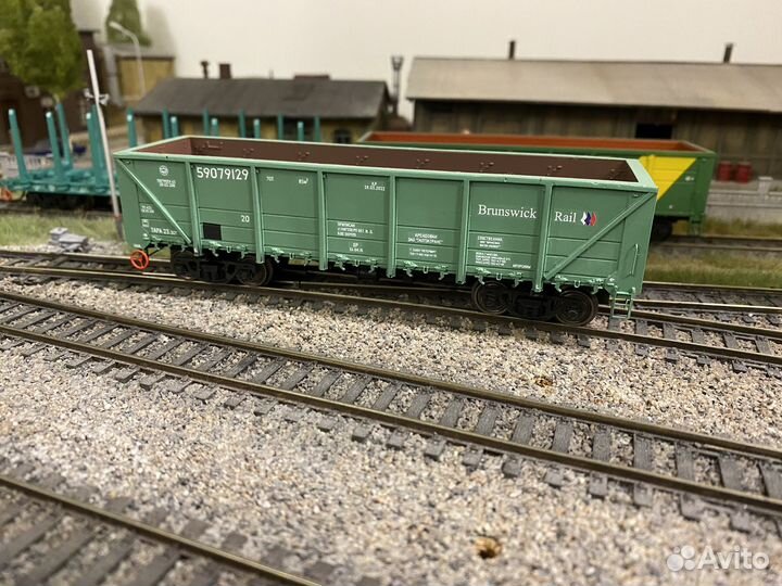 1:87 Модель железной дороги вагон 12-9046