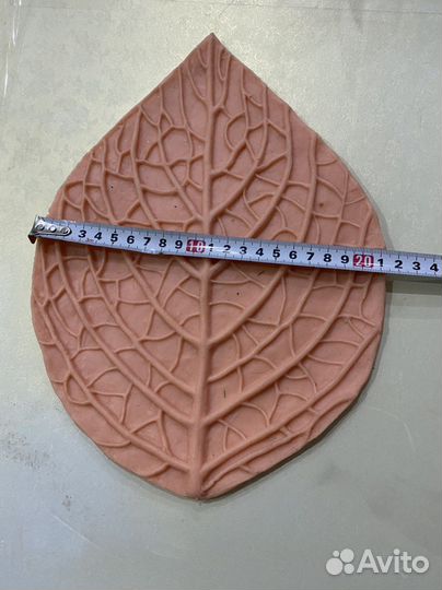 Молд силиконовый для ростовых цветов лист