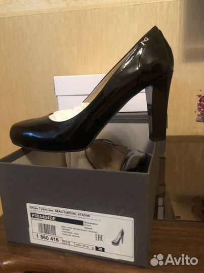 Туфли Nero giardini кожаные