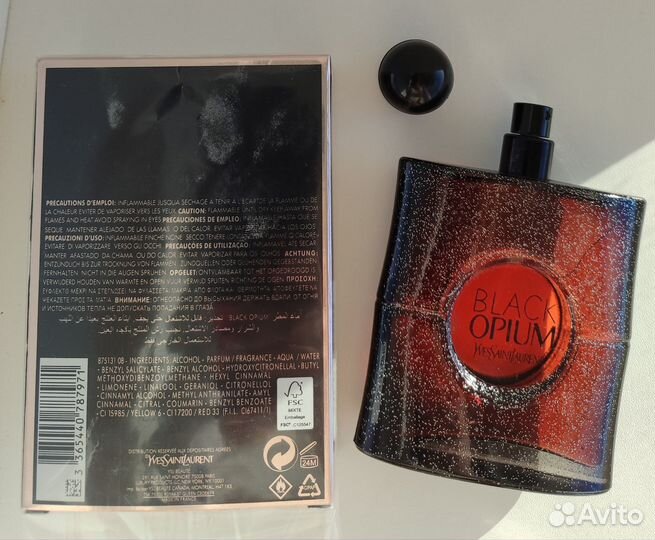 Туалетная вода Black Opium Eau DE Toilette Y S L