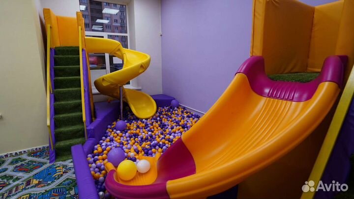 Детская горка пластиковая