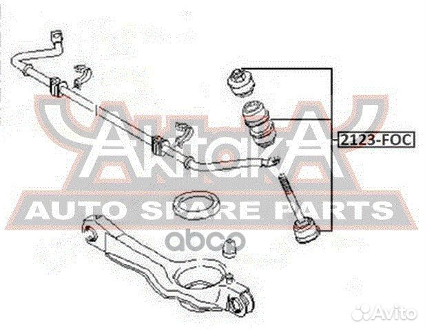 Тяга стабилизатора зад прав лев Asva