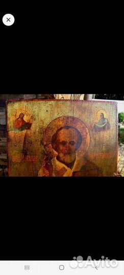 Николай Чудотворец 18 век 54*41*4 Шедевр