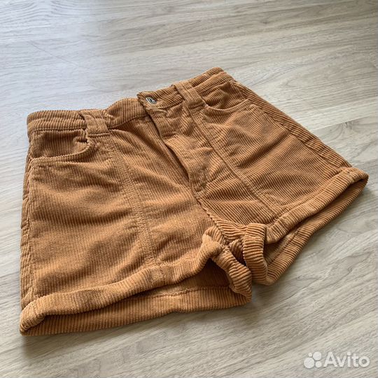 Вельветовые Шорты Bershka H&M Zara Shein Uniqlo