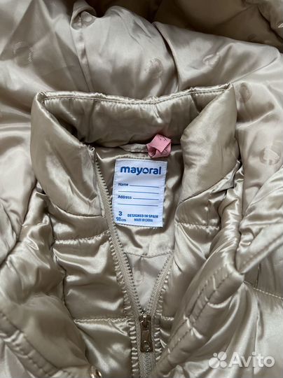 Mayoral куртка для девочки 98