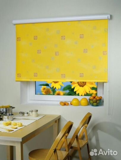 Жалюзи рулонные в кассете и без Калининград