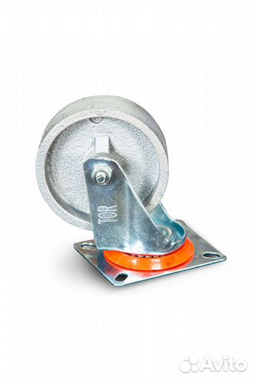Колесо поворотное чугуное EM01 VKV 100 100 мм терм