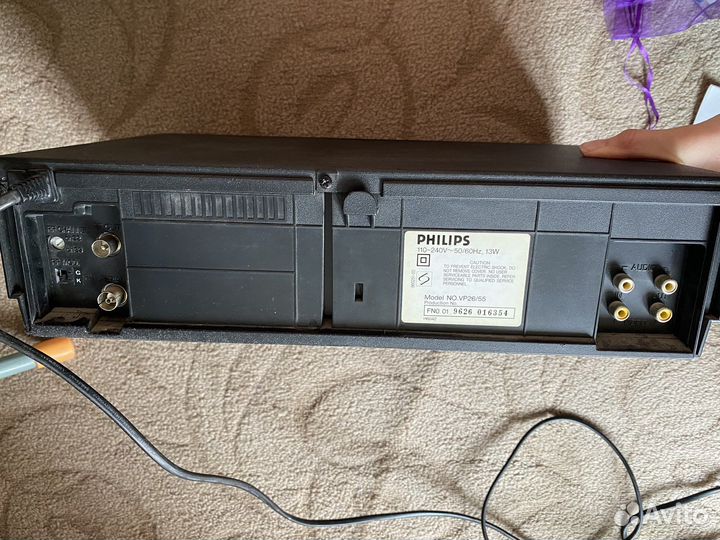 Видеомагнитофон philips VP26/55