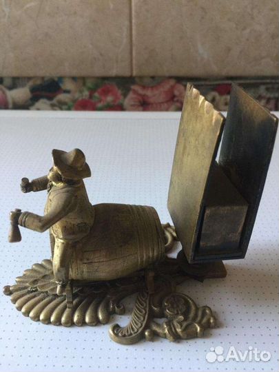 Бронза, спичечница, Россия, 19 век