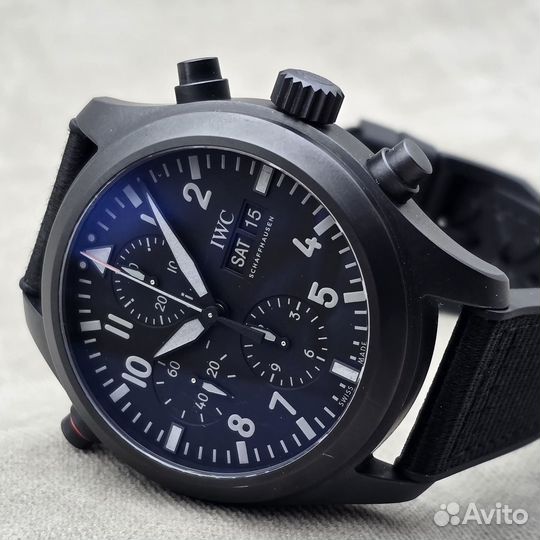 IWC Pilots Double Chronograph Top Gun Ceratanium