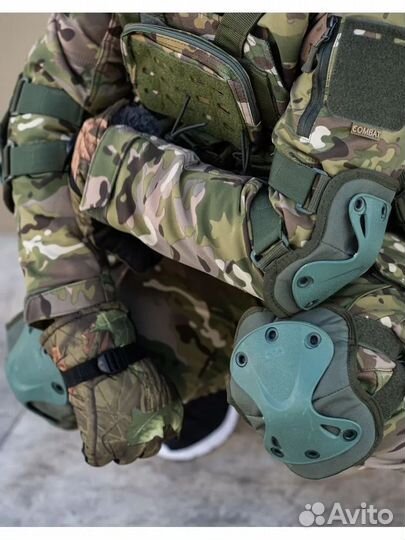 Наколенники и налокотники (Мультикам, Олива, Мох)