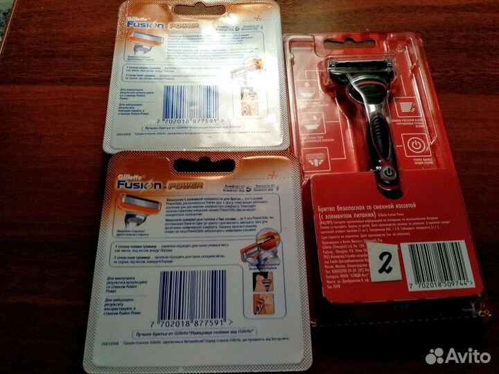 Станок для бритья gillette + 8 кассет