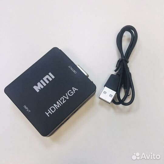 Конвертер hdmi на VGA +audio