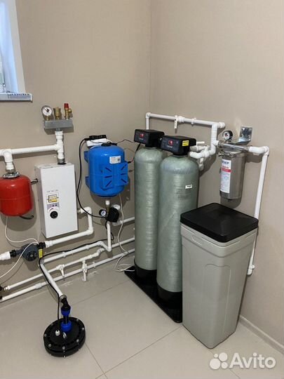 Монтаж комплексной системы очистки воды