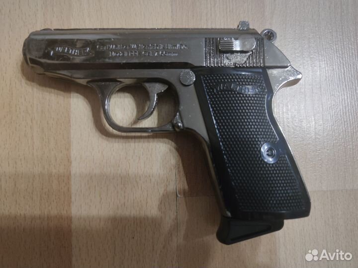 Зажигалка турбо пистолет новый