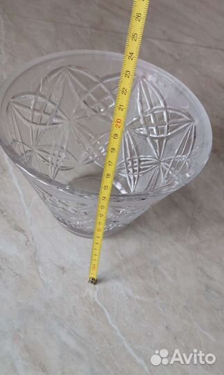 Ваза хрусталь
