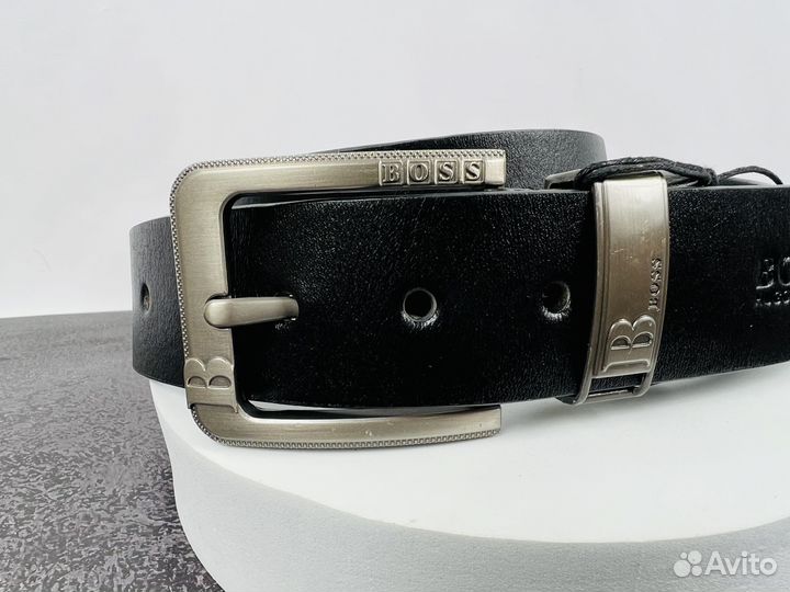 Ремень мужской кожаный Boss