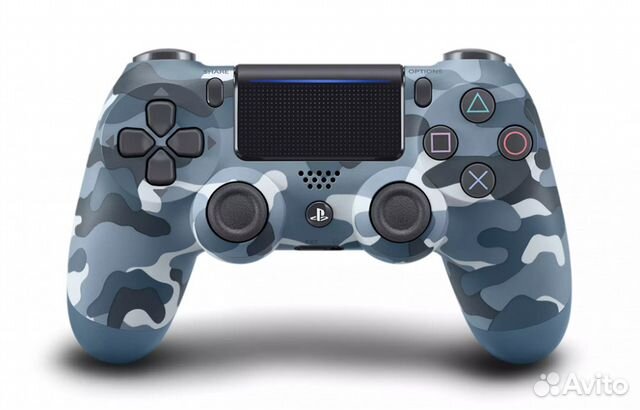 Новый геймпад Sony PS4 Dualshock v2 синий камуфляж