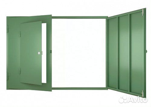 Ворота гаражные металлические