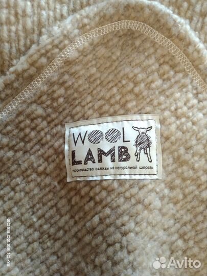 Плед и подушка из натуральной шерсти