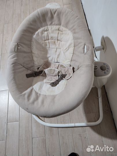 Электрокачели шезлонг для новорожденных