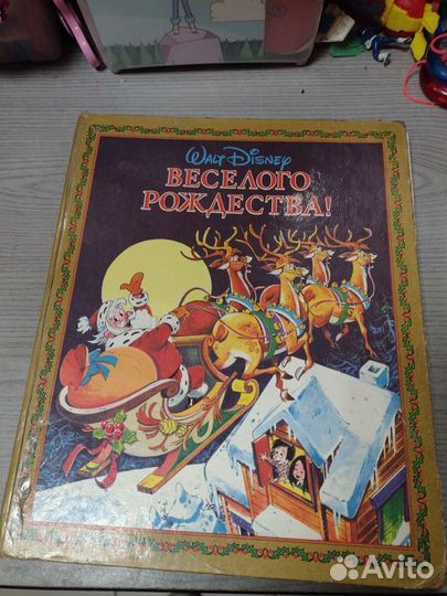 Книга disney Веселого Рождества