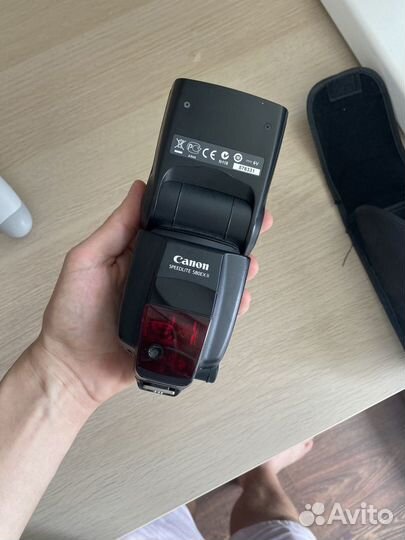 Вспышка камеры Canon 580EX II и октобокс 60см