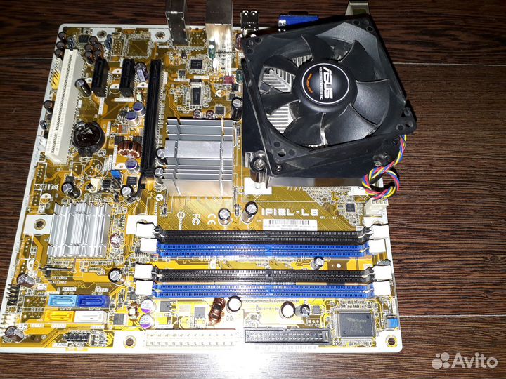 Материнская плата Socket 775 + процессор + кулер