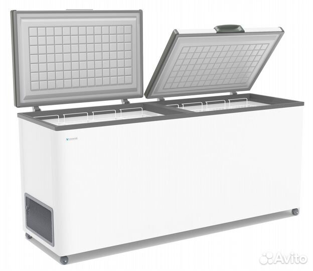 Ларь морозильный frostor f 700 sd белый (серая рам