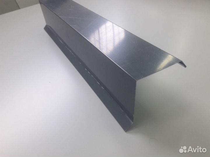 Планка торцевая для металлочерепицы 80*80 RAL 7024