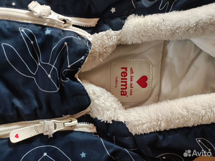 Зимний комбинезон трансформер 74/80 reima