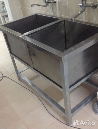 Ванна моечная 2 секц вм 2/400 есть разные размеры
