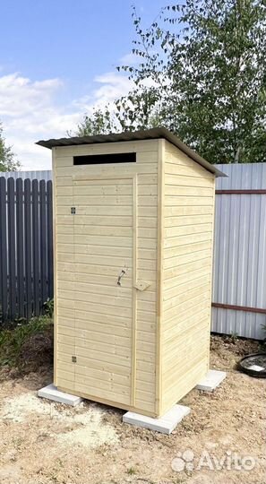 Туалет квадратный односкатный доставка