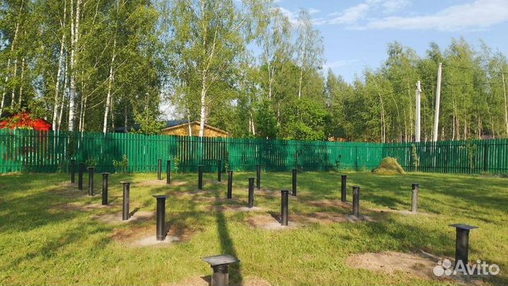 Монтаж винтовых свай