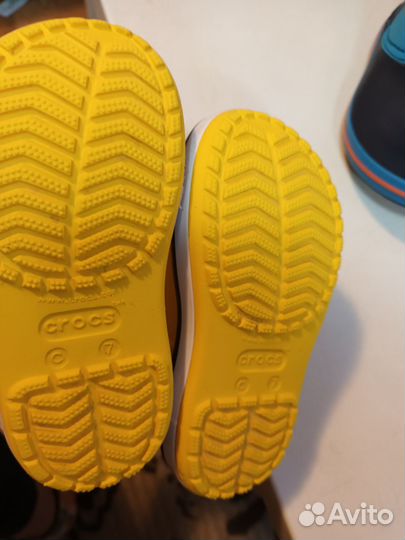 Crocs сапоги детские c7, c8