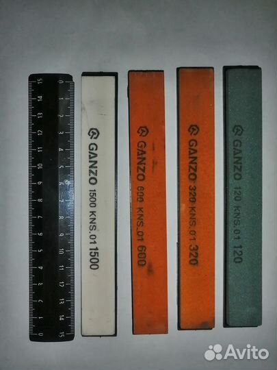 Набор Каменей абразивный Ganzo grit для точилок