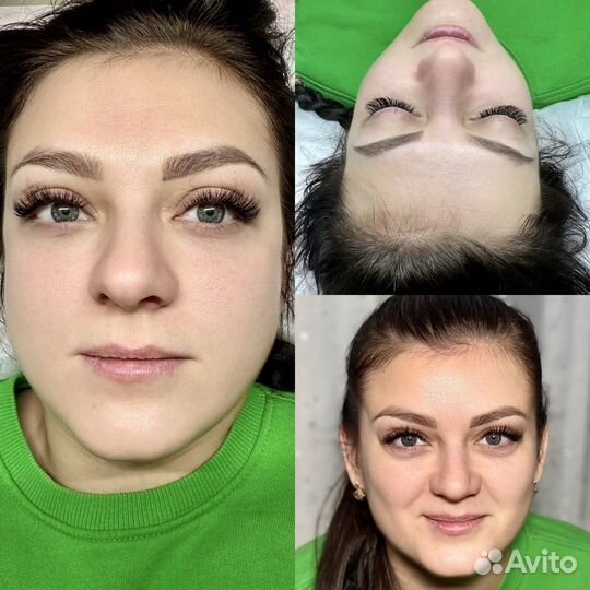 Наращивание ресниц,архитектура бровей
