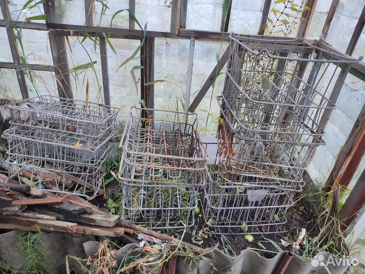 Ретро Ящики железные для бутылок СССР, винтаж