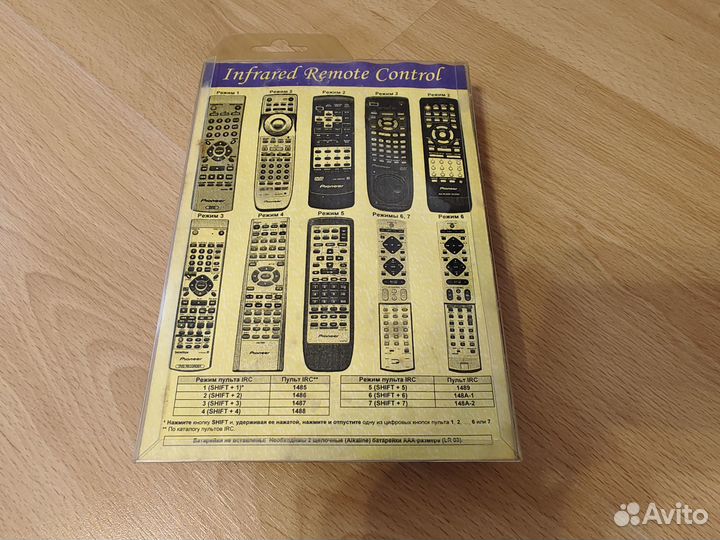 Пульт Pioneer IRC 1485 DD (DVD, AUX)