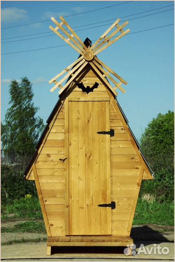 Уличный туалет домик с установкой CJR