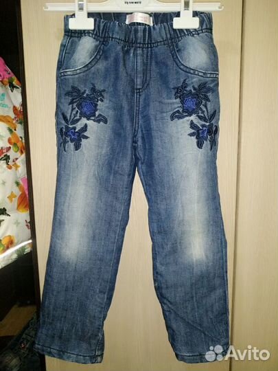 Джинсы, юбка 98 размер