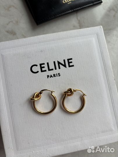 Серьги celine